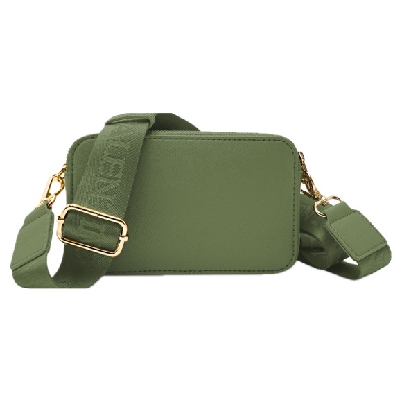 🎉 HOST PICK - SALE & FREE SHIPPING 🎉 NWT Valentino Orlandi Camera Bag ARMY GREEN - Picture 3 of 4